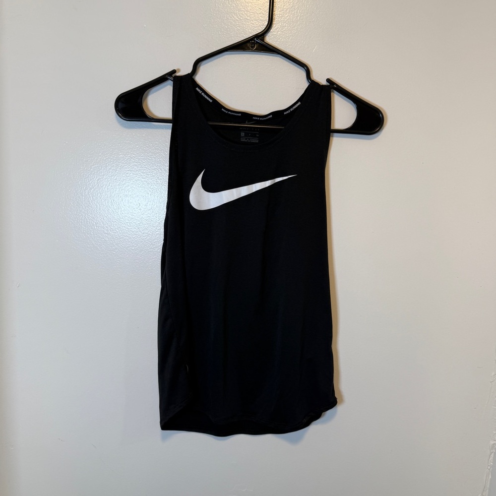 Nike dri-fit running black tank top‎ women's size small